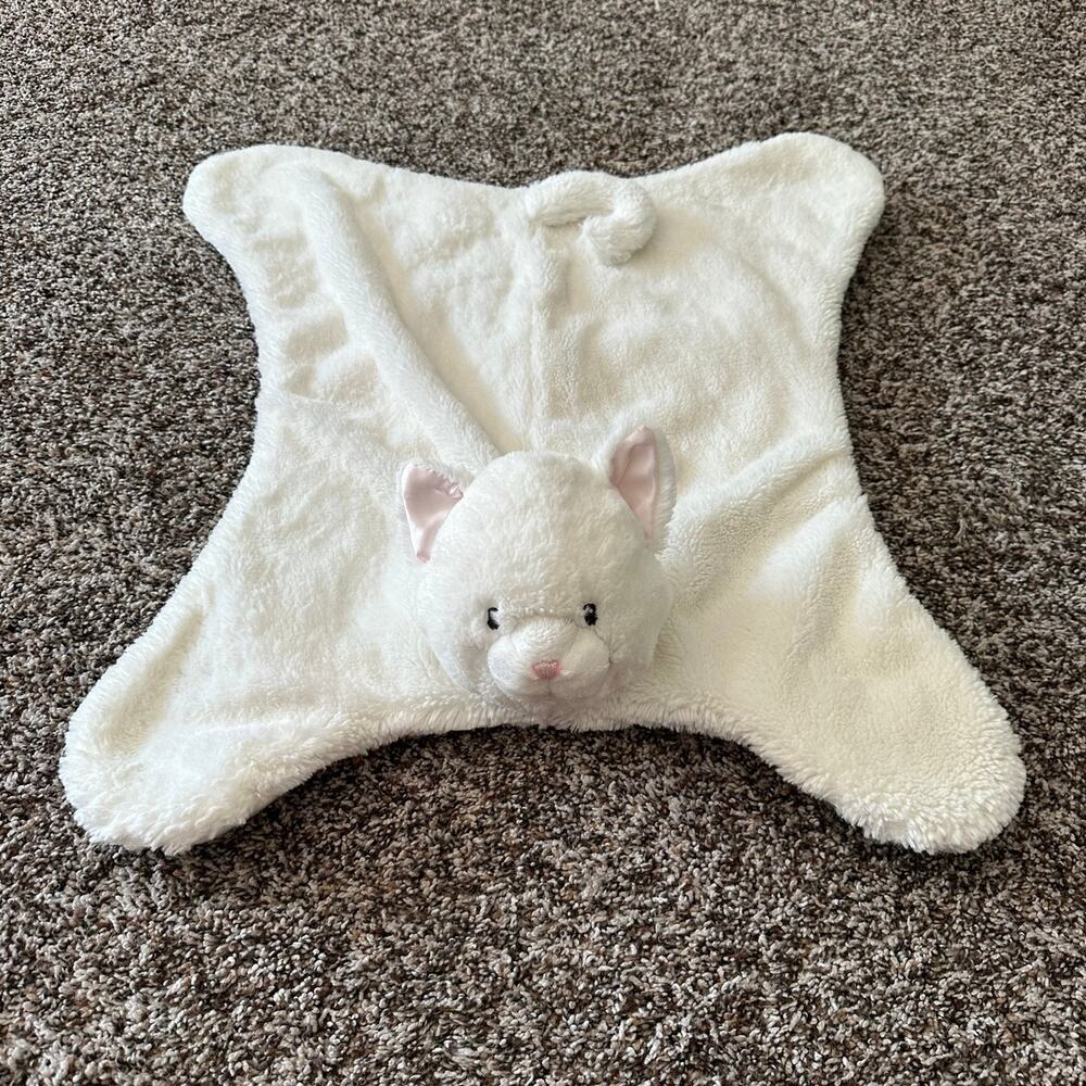 Baby Gund Cat Ivory Comfy Cozy Spiffy